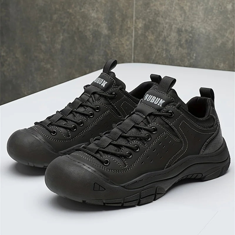 Men's Casual Large-Size Sneakers, Comfortable for All Seasons, Lace-Up Men's Shoes, Non-Slip and Wear-Resistant Hiking Shoes, Walking Shoes, Breathable Uppers, Suitable for Daily Wear, Outdoor Travel, Hiking, Trekking, Busine