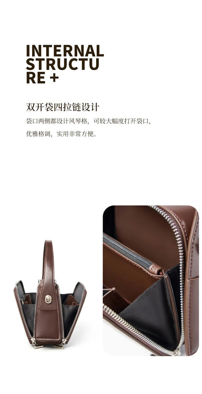 YANATARI underarm cowhide Genuine leather handbags women vintage shoulder bag female crossbody bags luxury high quality 2025