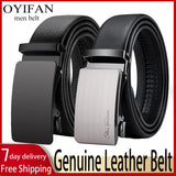 Leather Belt Men Genuine Leather Belt for Men Mens Belts Waistband Male Man Waist Automatic belts Business belts