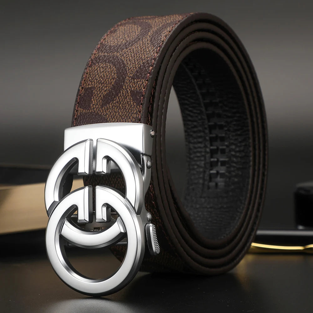 New Business Men Belts Casual Fashion Luxury Lady Designer Famous Brand Male G Buckle Women Leather Belt for women dress