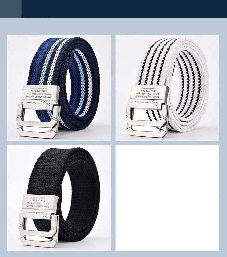 JIFANPAUL Brand New Canvas Belt Outdoor Tactical Belt Unisex High Quality Canvas Belts for Jeans Male Luxury Casual Straps