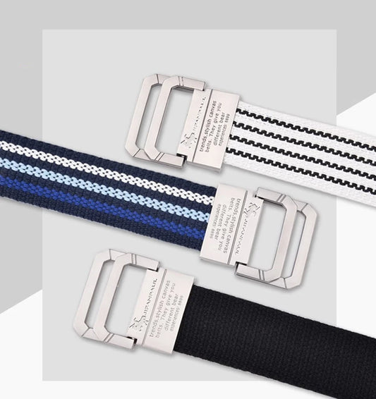 JIFANPAUL Brand New Canvas Belt Outdoor Tactical Belt Unisex High Quality Canvas Belts for Jeans Male Luxury Casual Straps