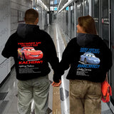 2026 Lightning Mcqueen & Sally Print Couples Cotton Hoodies For Men Women Autumn Winter Long Sleeve Sweatshirt Oversized Tops
