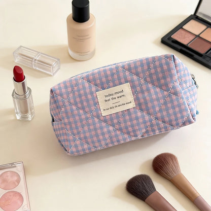 Airfriend Makeup Bag Pink Cosmetic Girl'S Toiletry Soft Makeup Cute Cosmetic Bag Toiletry Organizer Women'S Travel Cosmetic Bag