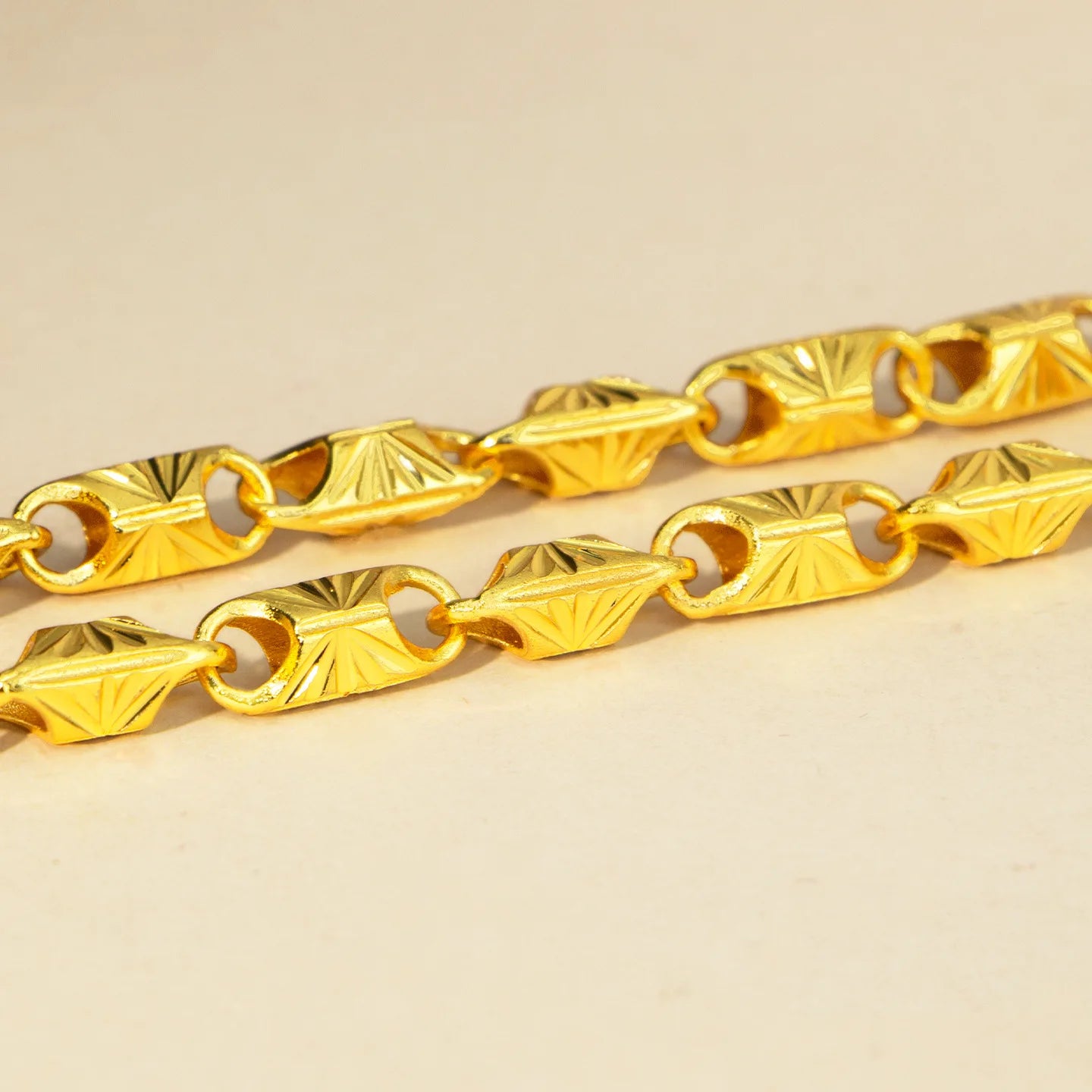 New luxury real gold jewelry 24k certifid square necklace men's elegant simple clavicle chain gifts for boyfriend