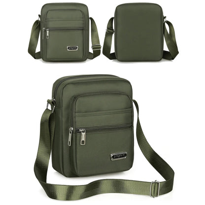 2025 Men Nylon Shoulder Bag Messenger Bag Casual Nylon Zipper Pocket Handbag Fashion Tote Travel Male Crossbody Bags New