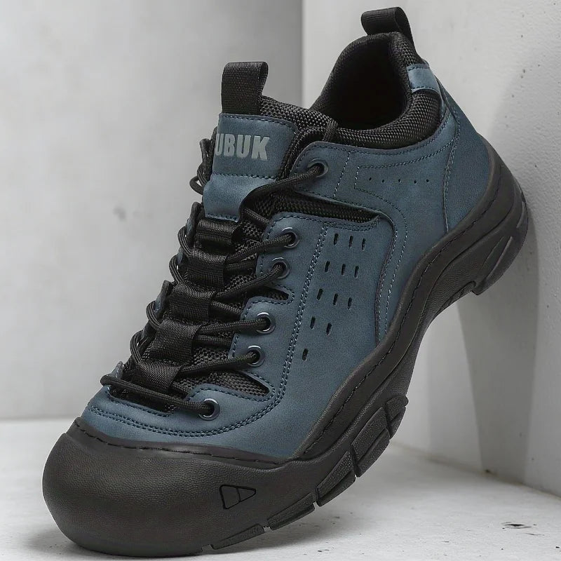 Men's Casual Large-Size Sneakers, Comfortable for All Seasons, Lace-Up Men's Shoes, Non-Slip and Wear-Resistant Hiking Shoes, Walking Shoes, Breathable Uppers, Suitable for Daily Wear, Outdoor Travel, Hiking, Trekking, Busine