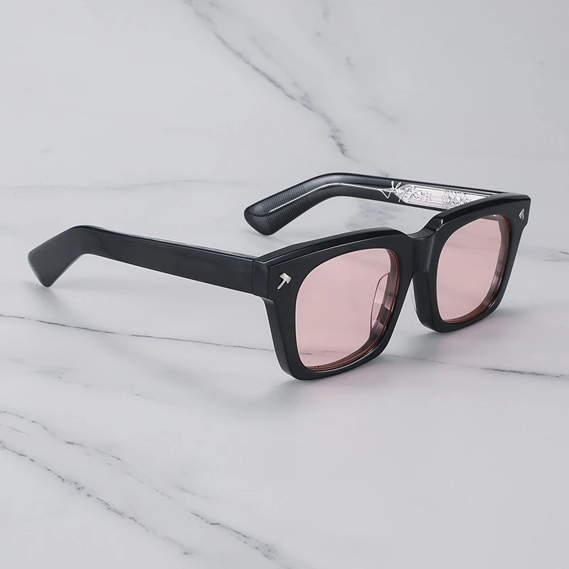 JMM QUENTIN Man Sunglasses Japan Thick Acetate Outdoor Square Sun Glasses Woman Fishing Driving Gafas Lentes De Sol Hombre