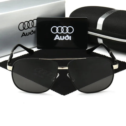 Audi Polarized UV400 Driving Sunglasses for Men/Women Square Frame Glasses Wholesale Gift for Auto Enthusiasts