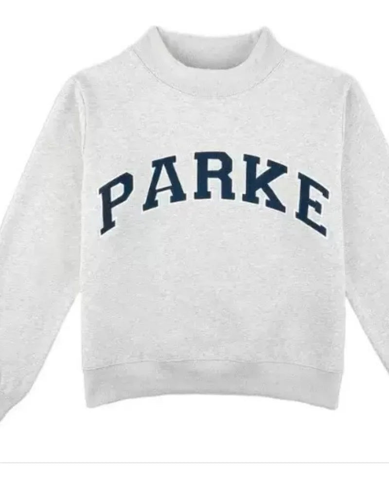 Women's fashionable printed round neck sweatshirt with velvet casual loose fit for autumn and winter