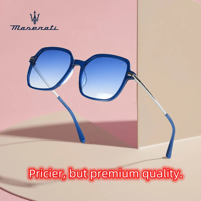 MASERATI UV400 Polarized Sunglasses Lightweight Frameless for Cycling Driving Outdoor Unisex Men Women Daily Sunglasses 20345