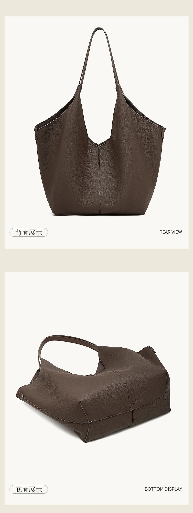 Hifashion Cow Genuine Leather Large Underarm Shoulder Bags For Women 2026 Luxury Designer Shopping Tote Office Ladies Handbags