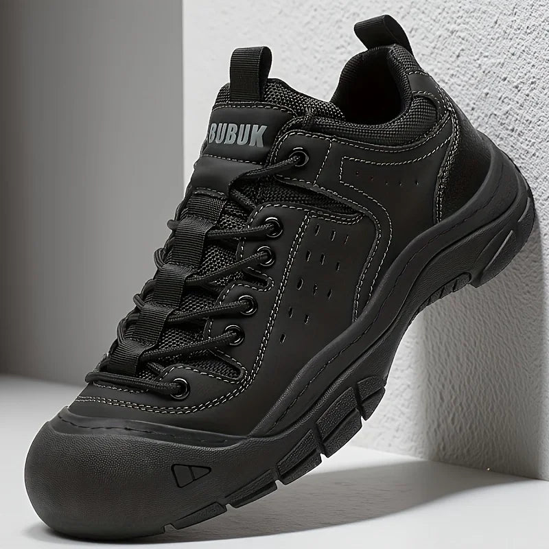 Men's Casual Large-Size Sneakers, Comfortable for All Seasons, Lace-Up Men's Shoes, Non-Slip and Wear-Resistant Hiking Shoes, Walking Shoes, Breathable Uppers, Suitable for Daily Wear, Outdoor Travel, Hiking, Trekking, Busine