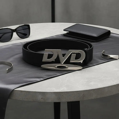 2026 Y2K DVD Belt for Women - Retro Disc Buckle, Luxury Style, Fashionable & Trendy Waist Belt, Hot Selling Decorative Belt