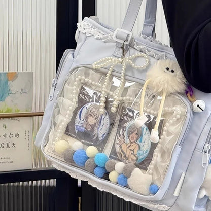 Ballet Girl Large Appetite Itabag Japanese Two-Dimension Single Shoulder Crossbody Bag Gift For Friends Women'S Handbag