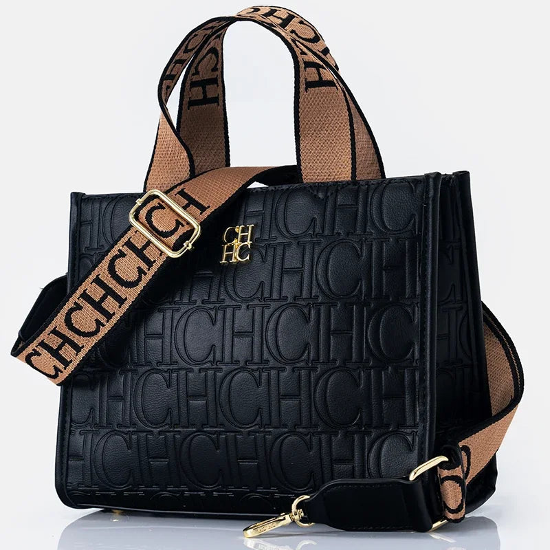 Women's Bags Metal Logo Casual Large Capacity Light Luxury Brand Designer 2026 New Fashion High Quality Women's Handbag