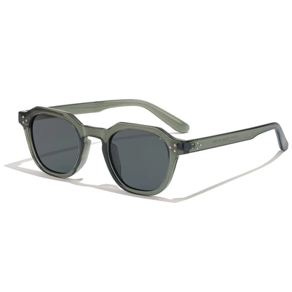 CATERSIDE Retro Polarized Sunglasses Men Ultralight TR90 Frame Polygon Women Sun Glasses Outdoor High Quality Travel  Eyewear