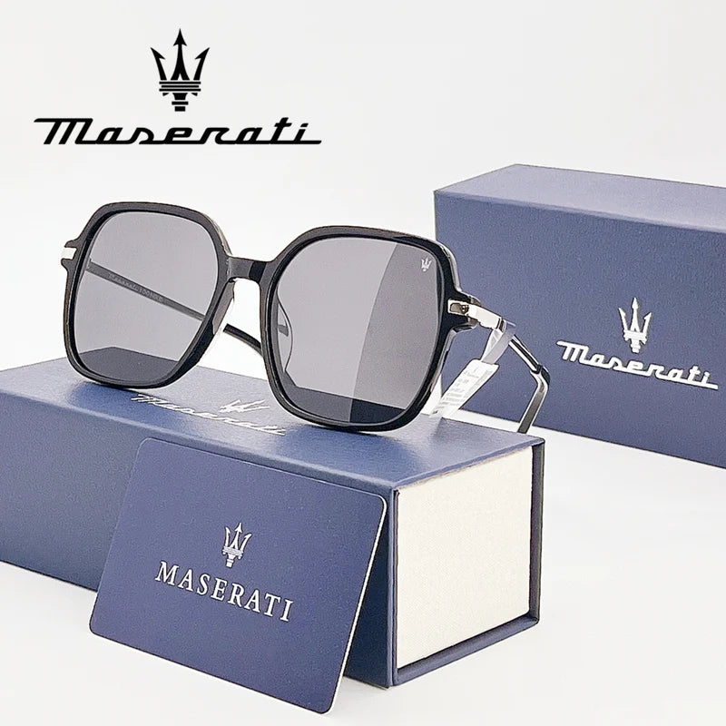 MASERATI UV400 Polarized Sunglasses Lightweight Frameless for Cycling Driving Outdoor Unisex Men Women Daily Sunglasses 20345