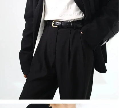 Women's Trousers Belt Belts for Women Fashion Luxury Designer Brand Belt for Jeans Pin Buckle Black Brown Waist Belt ZX015