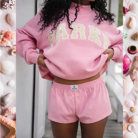 2026Grey Printed Sweatshirt women Soft Fleece long sleeve sweatshirt female autumn winter high neck loose women's hoodie clothes