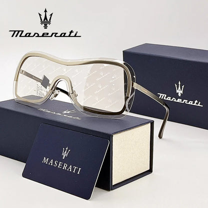 MASERATI UV400 Polarized Sunglasses Lightweight Frameless for Cycling Driving Outdoor Unisex Men Women Daily Sunglasses 20345