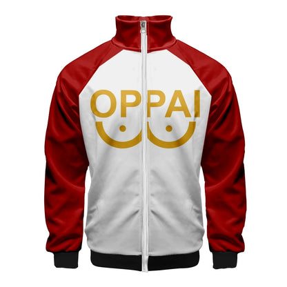 Anime Saitama Oppai 3D Digital Printing Hoodies Men Women Long Sleeve Hoodie Sweatshirt Fashion Harajuku Jacket Cosplay Costume