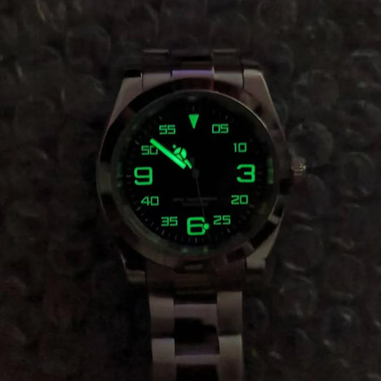 DD39MM Sapphire Glass Men`s Watch Stainless Steel Japan Quartz Movement 50M Waterproof Men business luxury Swimming Clock