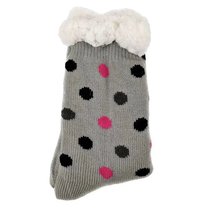 Christmas Gift Thermal Socks Women Winter Warm nightwear Plush Soft Floor Fuzzy Fluffy Fur Slipper Sock Thick Ladies Cute Cow