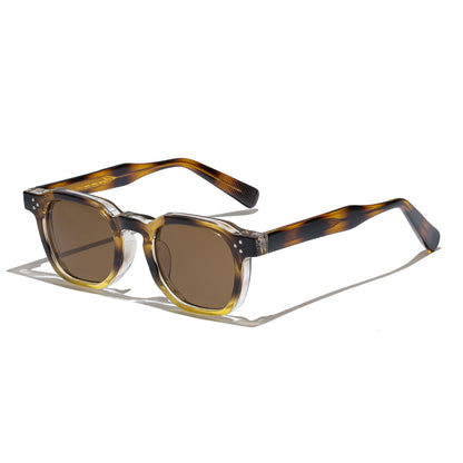 HBK New Square Retro Sunglasses Men Fashion Punk Sun Glasses Women Travel Driving Beach Eyewear Lunette De Soleil Femme UV400