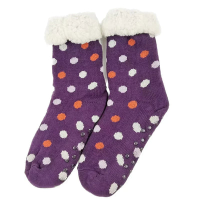 Christmas Gift Thermal Socks Women Winter Warm nightwear Plush Soft Floor Fuzzy Fluffy Fur Slipper Sock Thick Ladies Cute Cow