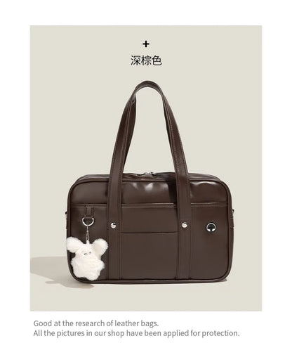 Japanese two-dimensional student JK uniform bag girl PU schoolbag COS wear-resistant waterproof one-shoulder Messenger handbag