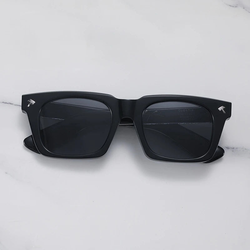 JMM QUENTIN Man Sunglasses Japan Thick Acetate Outdoor Square Sun Glasses Woman Fishing Driving Gafas Lentes De Sol Hombre
