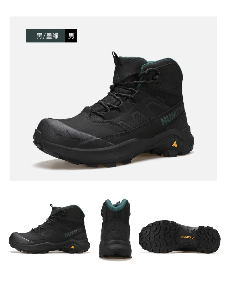 HUMTTO Hiking Shoes Men Winter Outdoor Sports Climbing Shoes hunting boots Warm outdoors ankle travel boots  Trekking Sneakers