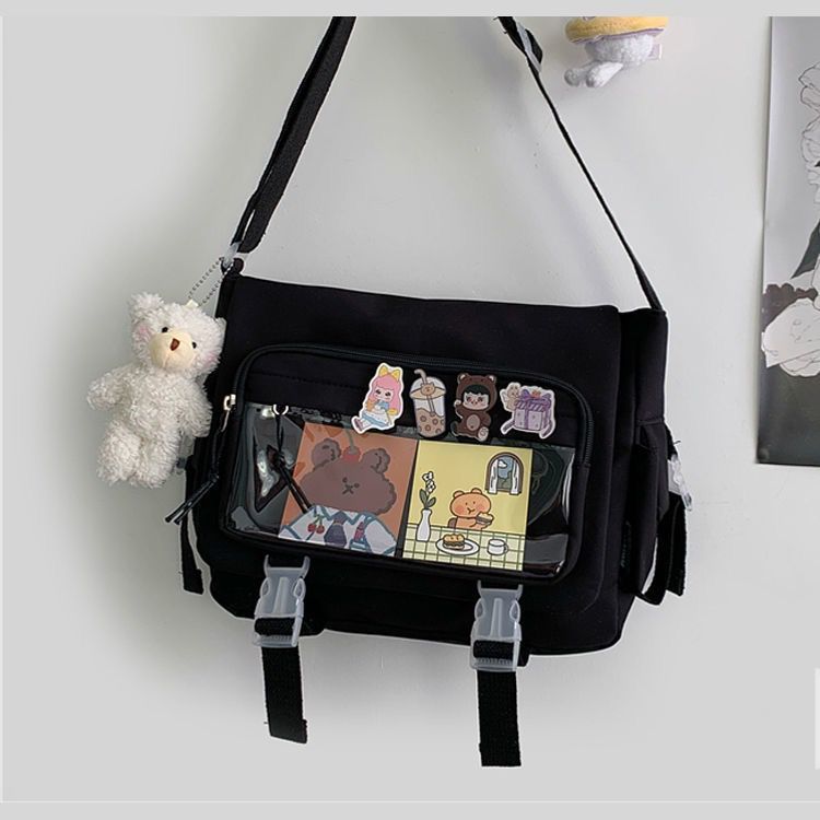 Women's Bag Messenger Korean Style Female Backpack College Large Capacity Versatile Shoulder Student School Postman Tote Bags