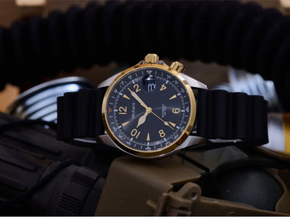 Milifortic Watch Climb S089 NH35 Automatic Mechanical Movement Calendar Compass Bezel C3 Luminous 39.5mm Sport Watch Men 10Bar