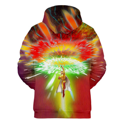 Anime Saitama Oppai 3D Digital Printing Hoodies Men Women Long Sleeve Hoodie Sweatshirt Fashion Harajuku Jacket Cosplay Costume