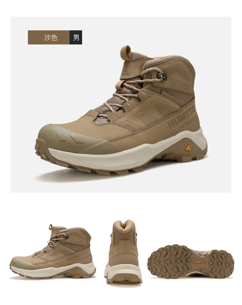 HUMTTO Hiking Shoes Men Winter Outdoor Sports Climbing Shoes hunting boots Warm outdoors ankle travel boots  Trekking Sneakers
