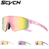 SCVCN Women Sports Sunglasses Pink Fashion Cycling Glassesfor Men Street Shades Driving UV400 Bike Bicycle Hiking Golf  Baseball