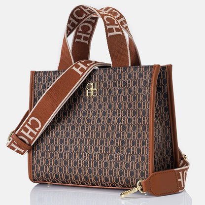 Women's Bags Metal Logo Casual Large Capacity Light Luxury Brand Designer 2026 New Fashion High Quality Women's Handbag