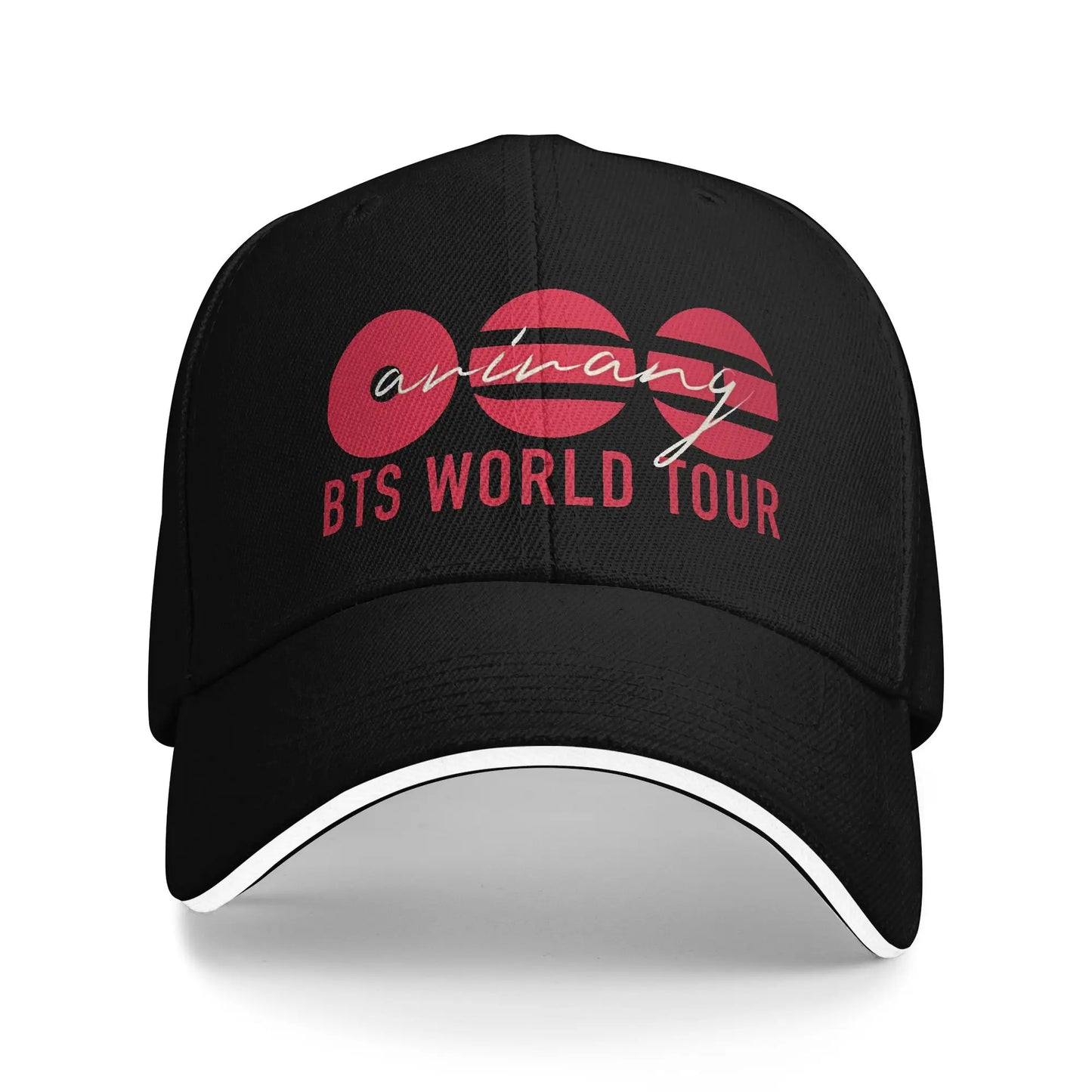 Arirang Album Tour Baseball Cap Retro BT is Back Sandwich Hats Men Women Breathable Sun Hat Running Golf
