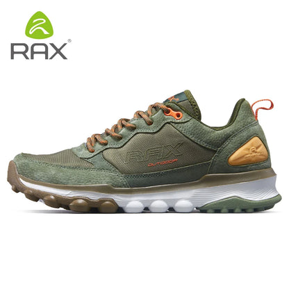 RAX Running Shoes Men&Women Outdoor Sport Shoes Breathable Lightweight Sneakers Air Mesh Upper Anti-slip Natural Rubber Outsole