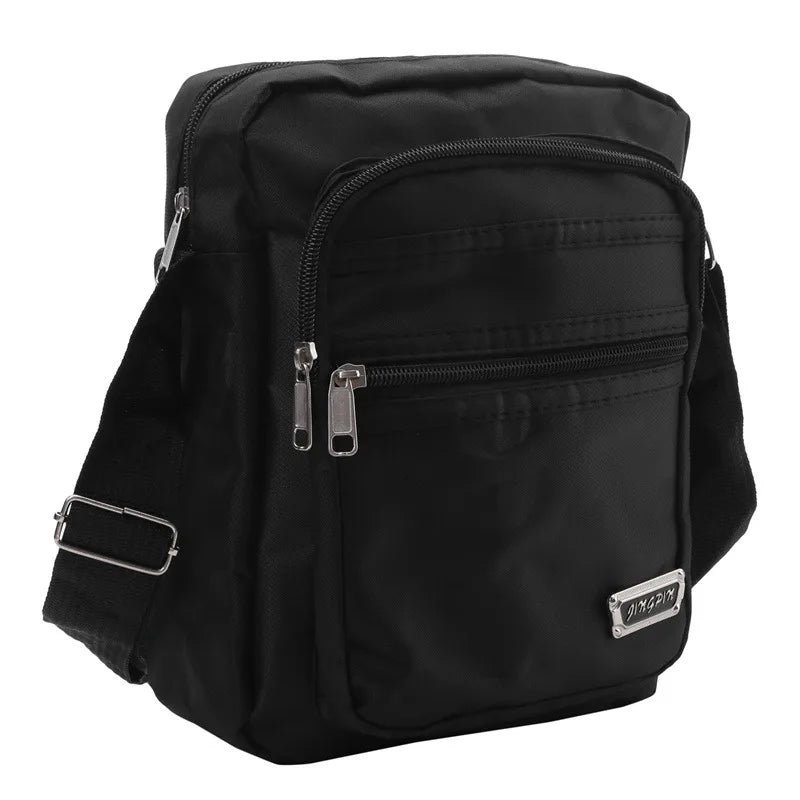 2025 Men Nylon Shoulder Bag Messenger Bag Casual Nylon Zipper Pocket Handbag Fashion Tote Travel Male Crossbody Bags New