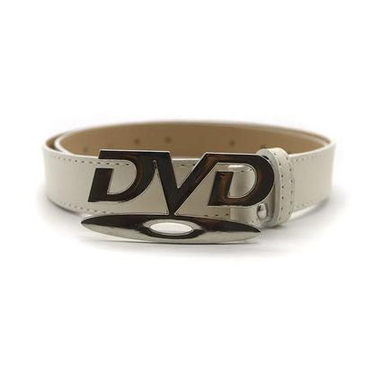 2026 Y2K DVD Belt for Women - Retro Disc Buckle, Luxury Style, Fashionable & Trendy Waist Belt, Hot Selling Decorative Belt