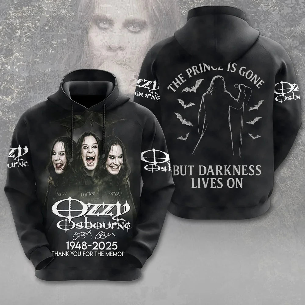 Rock Band Ozzy Osbourne 3d Print Hoodies Men Women Fashion Oversized Hoodie Sweatshirt Adult Clothing Fans Coat Mens Hoodie Y2k