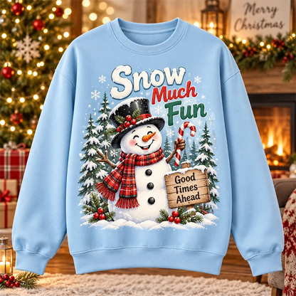 Christmas Crewneck Sweatshirt Santa Snowman Penguin Cat Dog Moose Holiday Graphic Pullover Winter Casual Party Streetwear Top