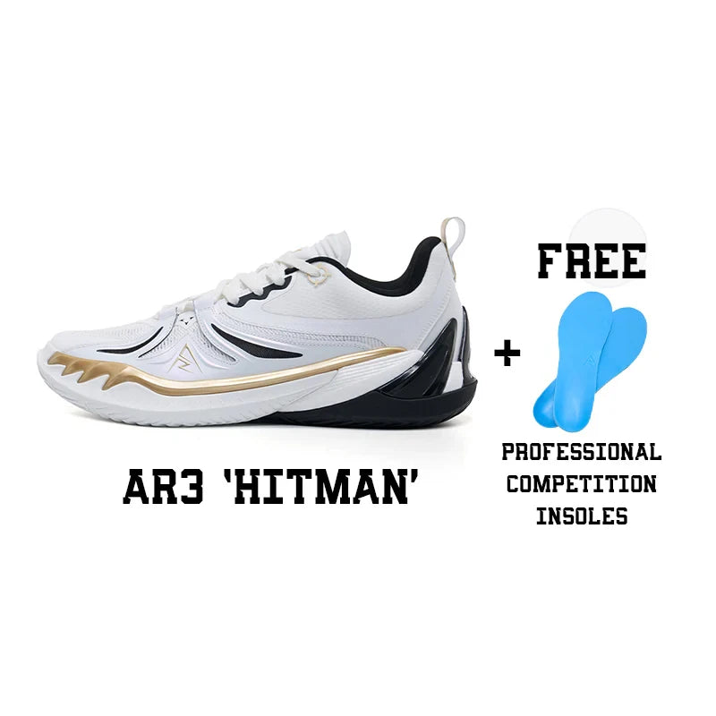 RIGORER Men's AR3 Apollo & Hitman Pro Basketball Shoes - Austin Reaves Signature Non-Slip Wear-Resistant Sneakers