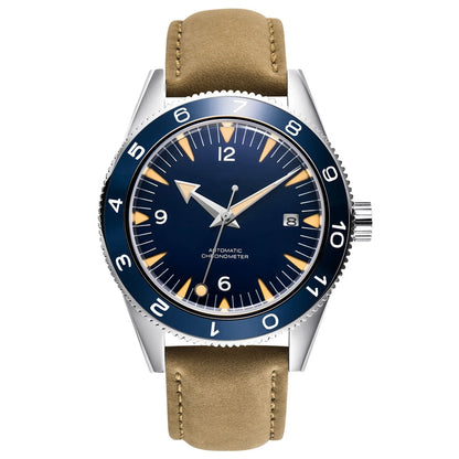 Custom Logo NH35 Movement Watch 10bars Mens 41mm Sapphire Ceramic Bezel Male Mechanical Clock Diver Sports Automatic Wristwatch