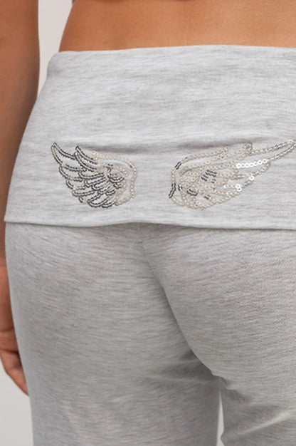 Fashion Wings Beads Sweathirts Women Oversized Hoodies Fleece Lining Sequined Casual Pullover Top Y2K Clothes Lady Outfits 2026