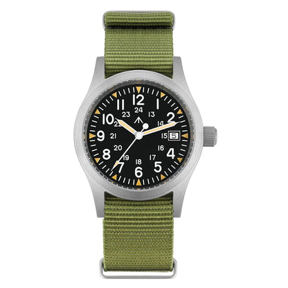 Militado ML05 38mm Quartz Watch Miyota 2035/Ronda 515 Movement Watches Domed Sapphire Crystal Luminous 100m Waterproof Watches