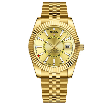 NIBOSI Top Brand Luxury Fashion Dive Watch Men 30ATM Waterproof Date Clock Sport Watches Man Quartz Wristwatch Relogio Masculino